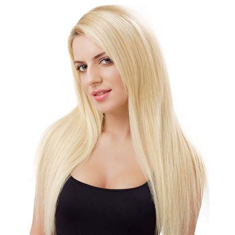 Custom Colored Single Drawn Hand Tied Light Hair Extensions