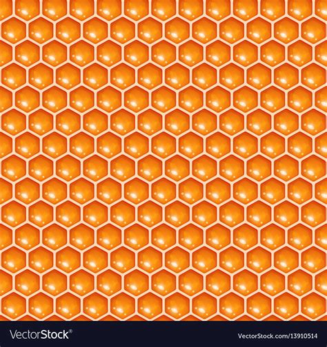 Seamless Honeycomb Royalty Free Vector Image Vectorstock