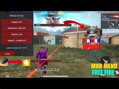 HACK MOD MENU ACTUALIZADO LINK DIRECTO MEDIAFIRE HACKS PARA FREE FIRE