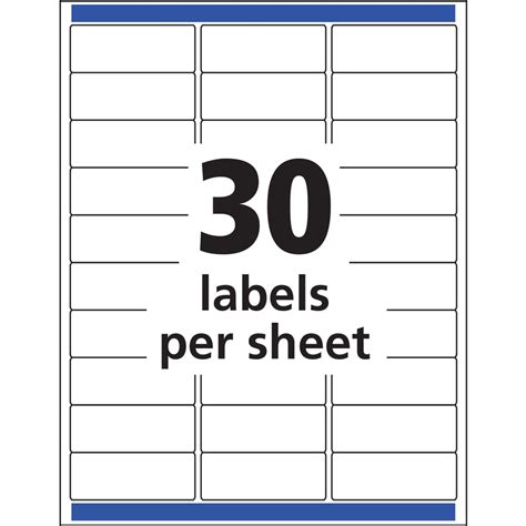 Avery® Address Labels Sure Feed 1x2 58 750 Clear Labels 8660