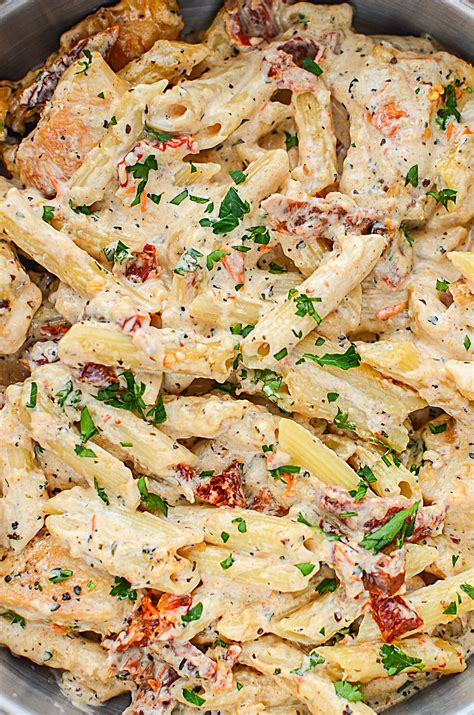 Creamy Sun Dried Tomato Chicken Pasta My Incredible Recipes