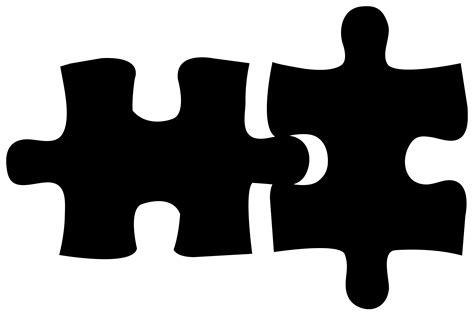 Two Puzzle Pieces Clipart Best