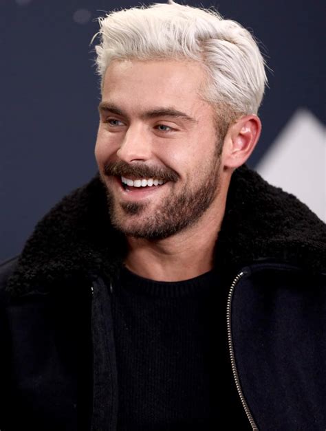 His Bleached Hair Made A Public Debut At Sundance On Jan 26 Zac