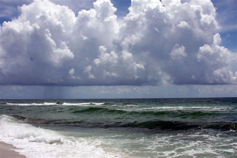 Tall Clouds Over The Beach Pensacola Beach Blogger