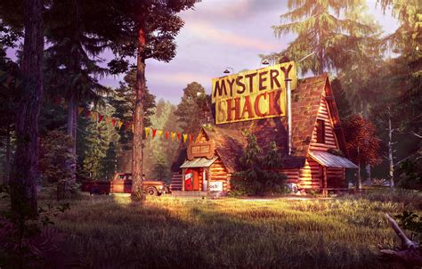 Wallpaper Forest Pickup Gravity Falls Gravity Falls The Mystery