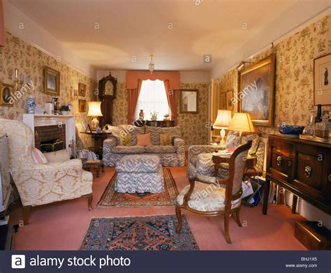 19th Century House Interior Hadlow Kent England Stock Photo House