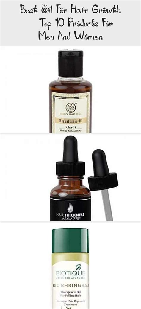 These days, having good looking hair is very much a part of having a healthy and attractive appearance, both for men and women. Best Oil For Hair Growth - Top 10 Products For Men And ...