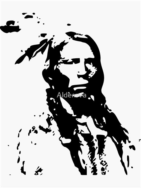 Cherokee Indian Sticker By Aldereva Redbubble
