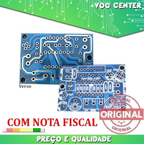 Placa Amplificador Mono Tda7294 Tda7293 100w Montada Mebuscar Brasil