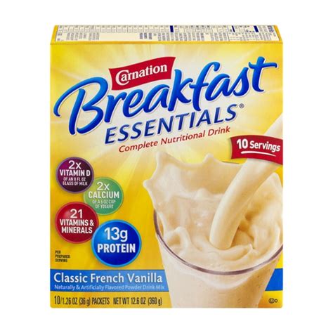 Carnation Instant Breakfast With Whole Milk Nutrition Facts Besto Blog