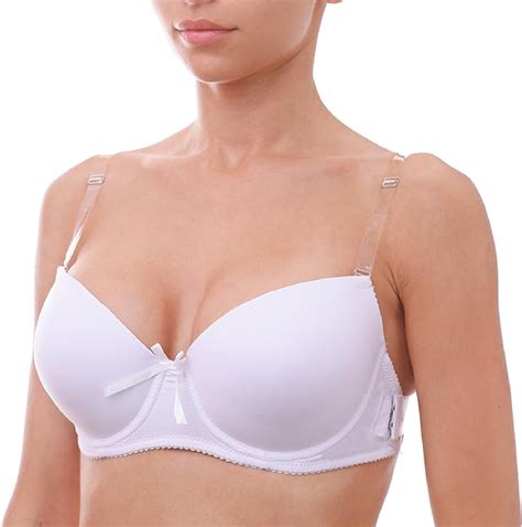 Luerrose Clear Back Push Up Bra Invisible Straps And Standard Straps