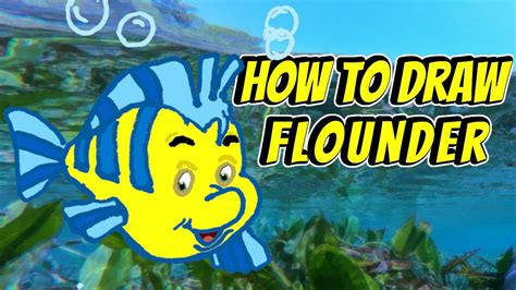 How To Draw Flounder Step By Step