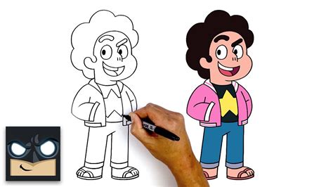 How To Draw Steven Universe ⭐️ Step By Step Tutorial Youtube