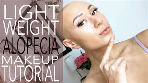 Sweat Proof Alopecia Makeup Tutorial Youtube