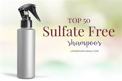 The Best 50 Sulfate Free Shampoo List Five Spot Green Living