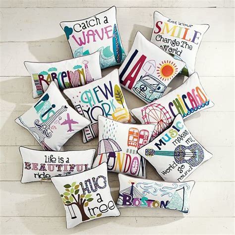 Fun and easy crafts and diy for teens with step by step project tutorials. PB Teen throw pillow | Dream Room | Pinterest | Teen ...