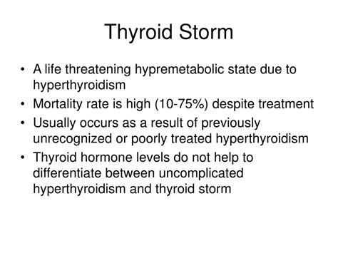 Ppt Hyperthyroidism And Thyroid Storm Powerpoint Presentation Free