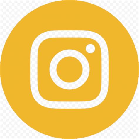 Facebook, face, book, black, white, social, media, icon. Yellow Circle Instagram Logo Sign Icon | Citypng