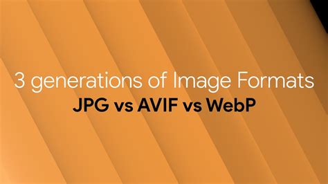 Image Formats Comparison  Vs Avif Vs Webp Youtube