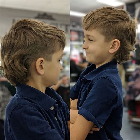 Mullet Haircut Little Boy Natural Curly Hairstyles