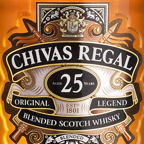 Chivas Regal Rare Old Scotch Whisky Aged 25 Years Wisconsin