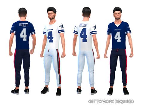 The Sims Resource Nfl Dallas Cowboys Jersey