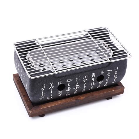 Japanse Koreaanse Bbq Grill Oven Aluminium Houtskool Grill Draagbare Party Accessoires