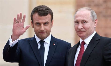 Emmanuel Macron And Vladimir Putin Ready For Meeting Today World