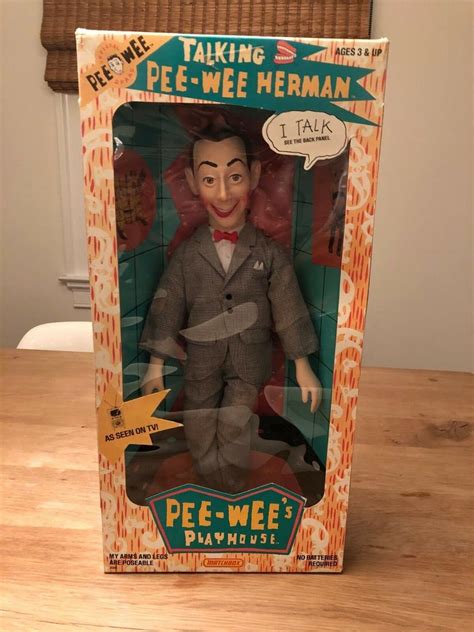 1987 Vintage Talking Pee Wee Herman Doll New In Box 1981539036