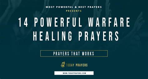 14 Powerful Warfare Healing Prayers Today Prayers