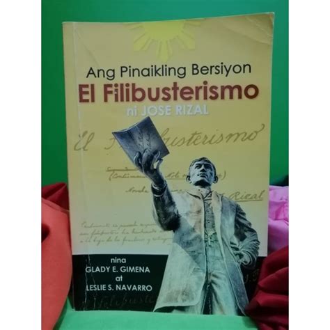 El Filibusterismo Ni Jose Rizal Philippine Literature Shopee Images
