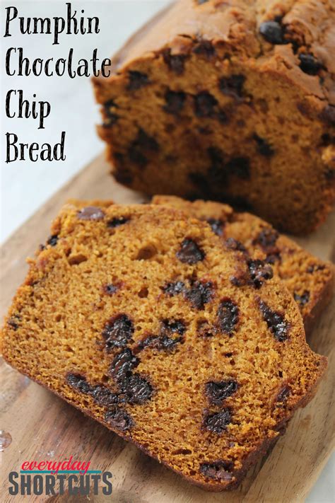 Maybe you would like to learn more about one of these? Pumpkin Chocolate Chip Bread - Everyday Shortcuts