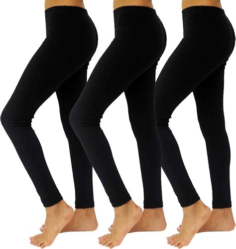90 Degree By Reflex Girls Fleece Lined Leggings Size 7 12