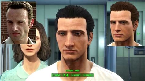 Fallout 4 Character Creation Tutorial Rick Grimes Youtube