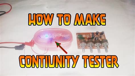 How To Make Continuity Tester Homemade Youtube