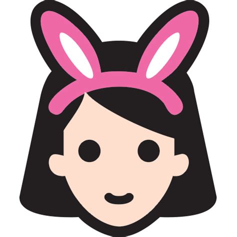 Woman With Bunny Ears Emoji For Facebook Email And Sms Id 10603