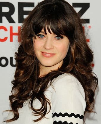 She made her film debut in mumford and had a supporti. Zooey Deschanel's Sweet Long Curly Hairstyle