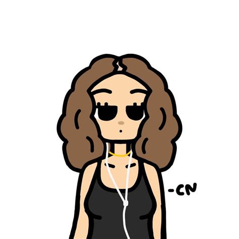 Cn Pfp Brown Curly Hair 🤎 Cnpfp Cartoon Profile Pics Girls Cartoon