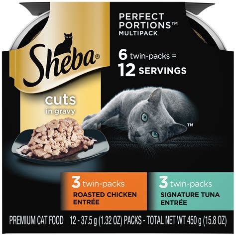 Sheba is immensely popular with the people who buy it, along with their cats. (6 Pack - 12 Servings) SHEBA Wet Cat Food Cuts in Gravy Variety Pack, Signature Tuna and Roasted ...
