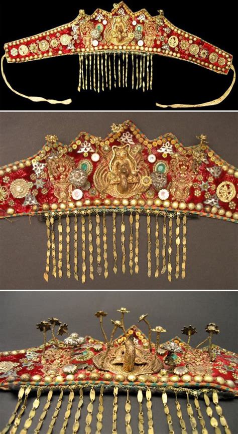 317 Palembang Wedding Headdress Antique Sumatra Indonesia