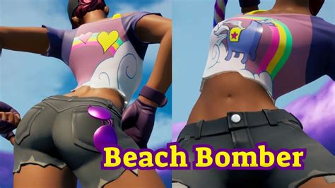 🌞 Sexy Hot 😍 Beach Bomber Fortnite Skin Thicc Beach Bomber Skin