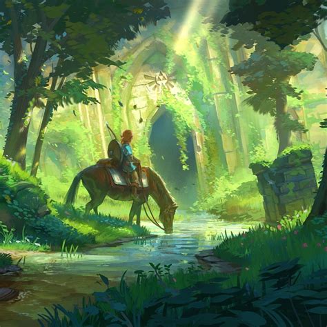 Legends Of Zelda Animated Background With Ambient Sounds Legend Of