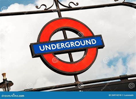 London Underground Sign Editorial Stock Photo Image Of Transportation