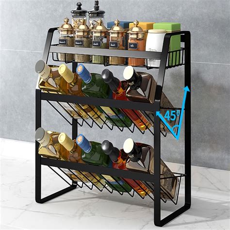 Buy 3 Tier Kitchen Countertop Multipurpose Storage Rack Organizer Shelf