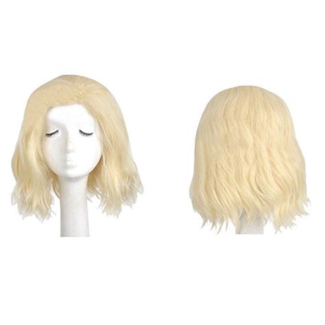 Xcoser Izombie Cosplay Olivia Liv Moore Short Curly Blond Wig Hair Costumes Halloween