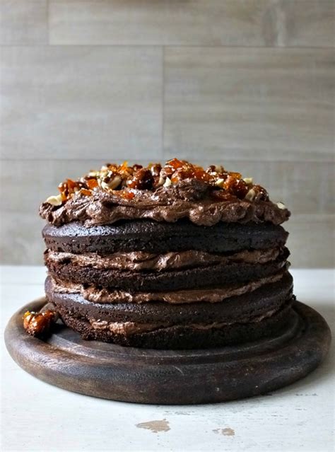 Chocolate Hazelnut Layer Cake Elizabeth S Kitchen Diary