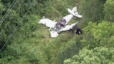 Small Plane Crashes In Mulberry Youtube