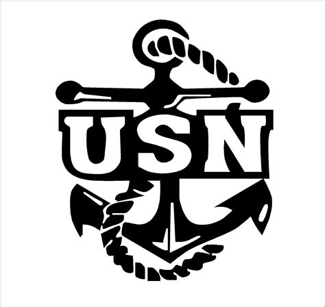 Military Decals Vipdecals Military Logo Usn Anchor Navy Logo