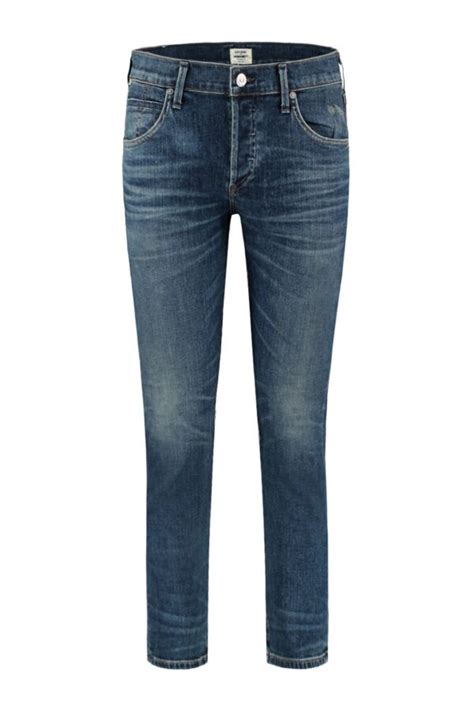 Citizens Of Humanity Jeans Elsa Mid Rise Slim Fit Crop Dossier 1578b