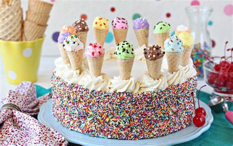 Fun Ice Cream Cake Ideas You Need To Try Ice Cream Birthday Cake Ice Cream Cake Cream Cake